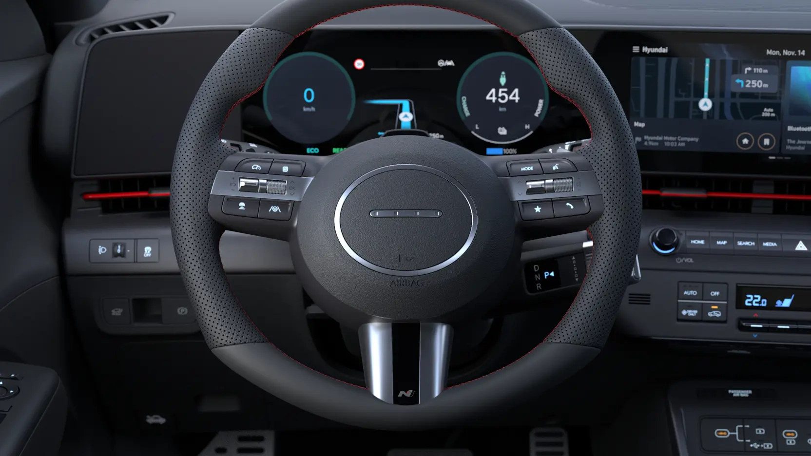 HYUNDAI SX2 Eev Nline BASIS PI SHOT18 Steering Wheel